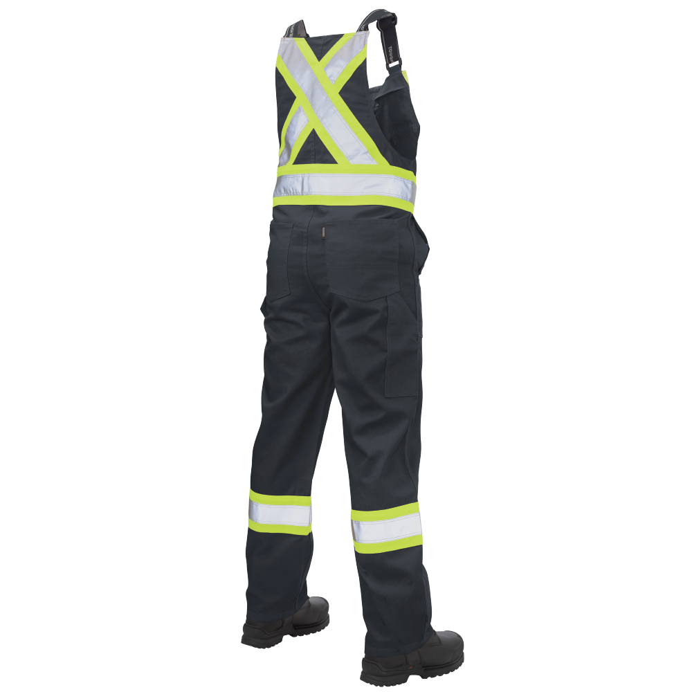 Twill Unlined Safety Bib Overall by Tough Duck - Style S769
