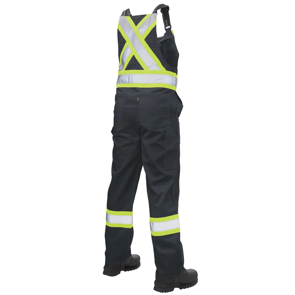 Twill Unlined Safety Bib Overall by Tough Duck - Style S769