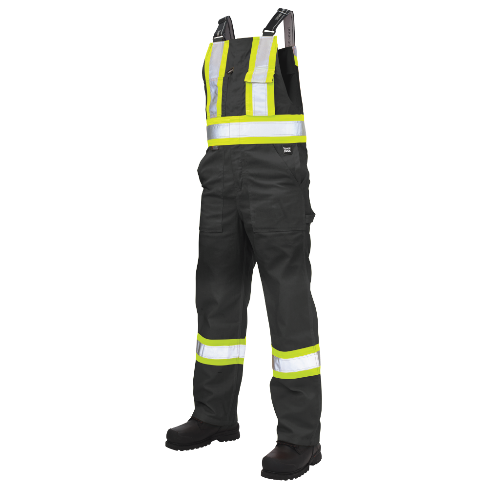 Twill Unlined Safety Bib Overall by Tough Duck - Style S769