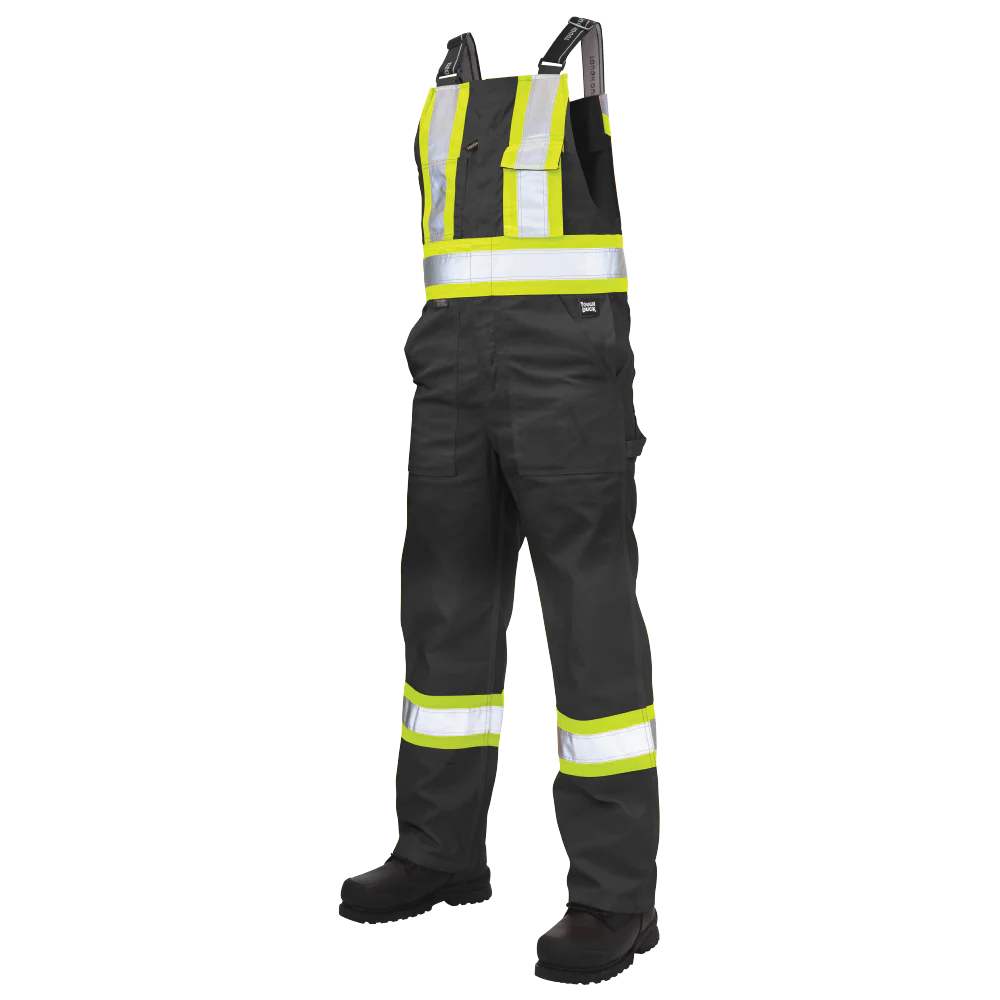 Twill Unlined Safety Bib Overall by Tough Duck - Style S769