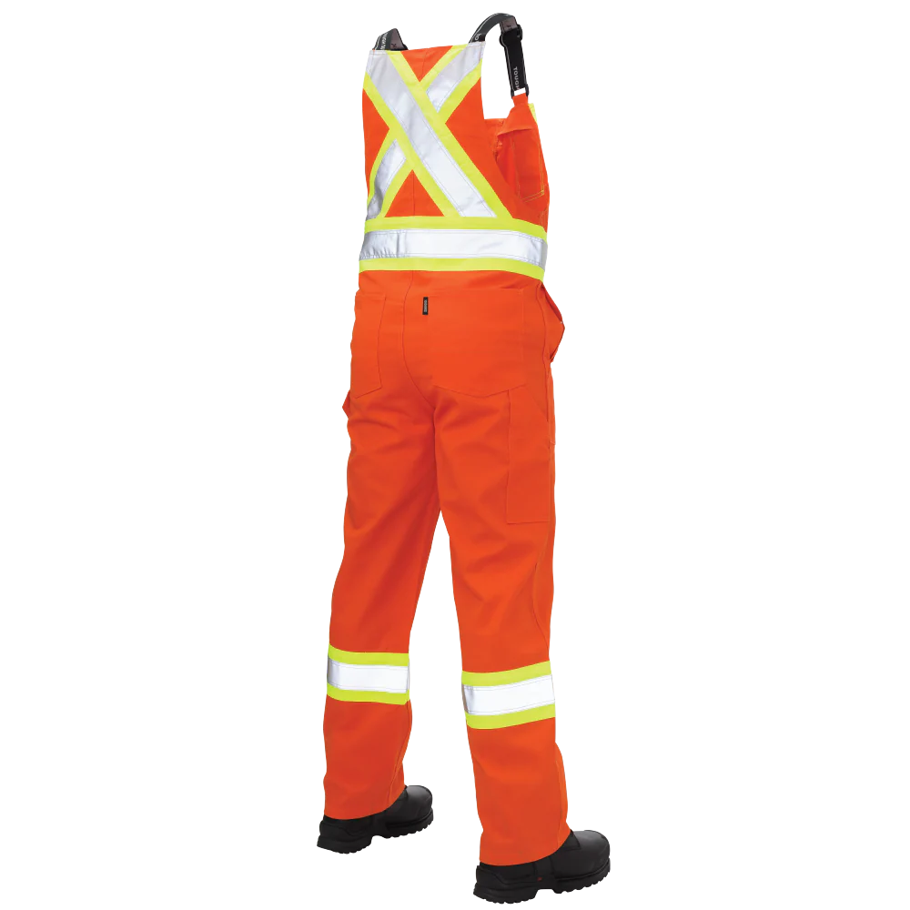 Twill Unlined Safety Bib Overall by Tough Duck - Style S769