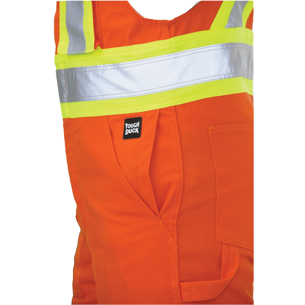 Twill Unlined Safety Bib Overall by Tough Duck - Style S769