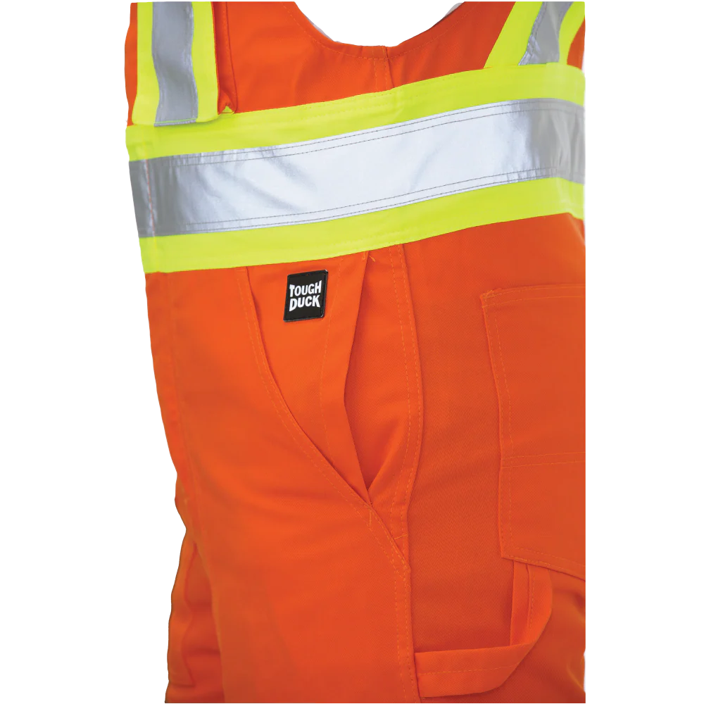Twill Unlined Safety Bib Overall by Tough Duck - Style S769