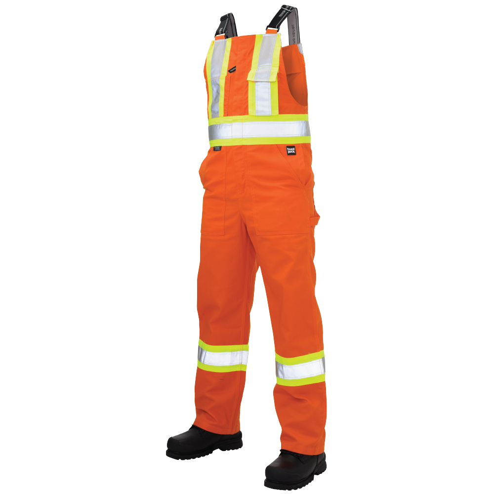 Twill Unlined Safety Bib Overall by Tough Duck - Style S769