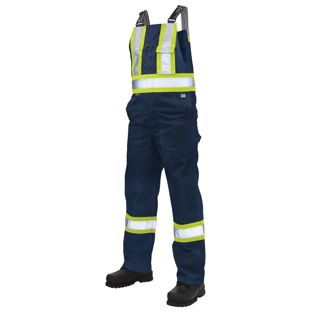 Twill Unlined Safety Bib Overall by Tough Duck - Style S769