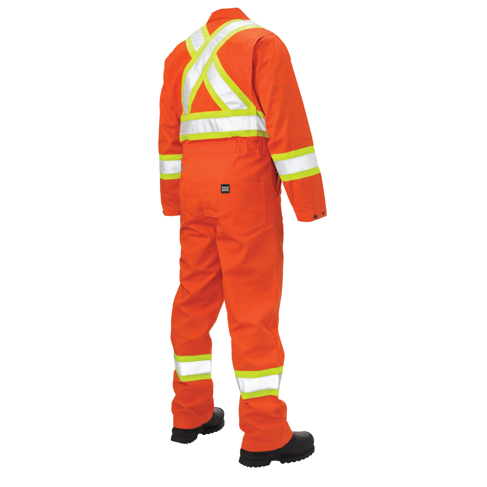 Unlined Twill Safety Coverall by Tough Duck - Style S792