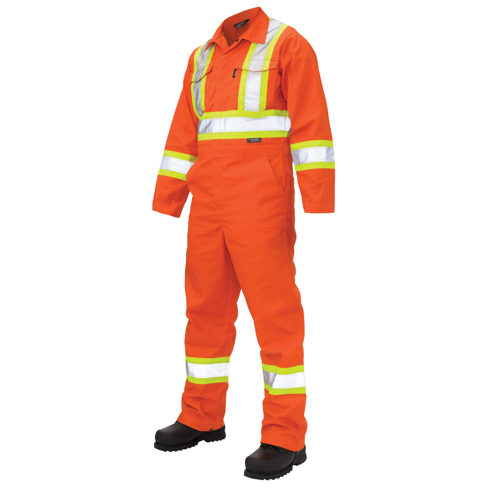 Unlined Twill Safety Coverall by Tough Duck - Style S792