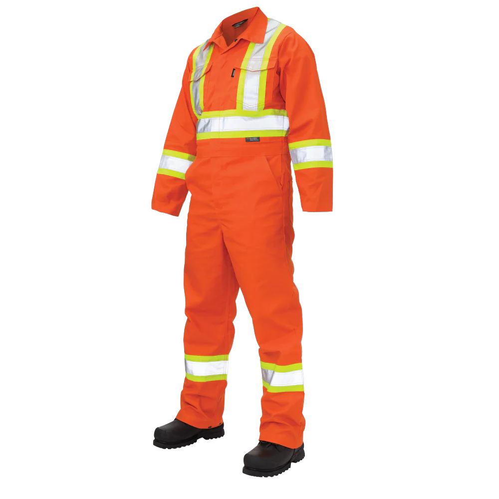 Unlined Twill Safety Coverall by Tough Duck - Style S792