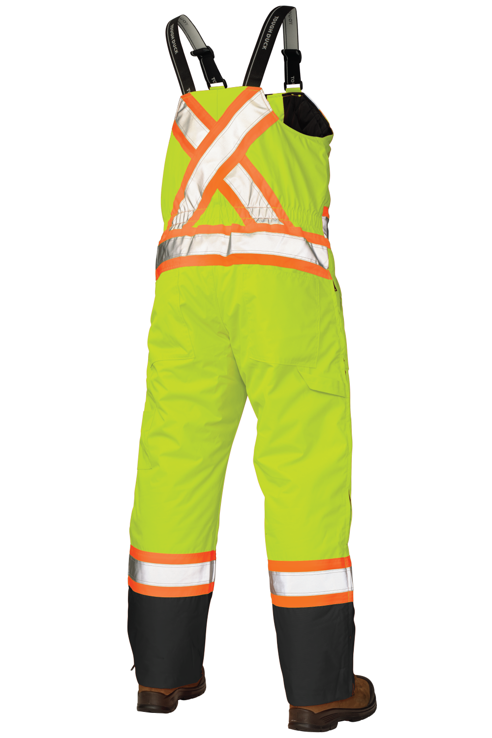 Poly Oxford Insulated Safety Bib Overall By Tough Duck - Style S798