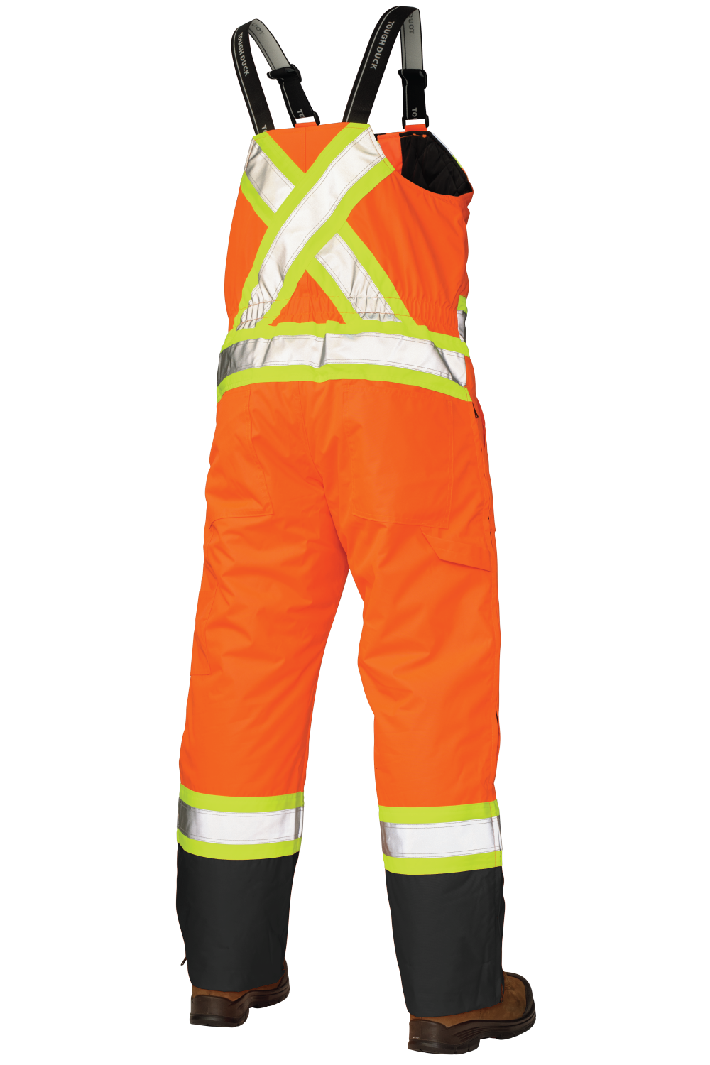 Poly Oxford Insulated Safety Bib Overall By Tough Duck - Style S798