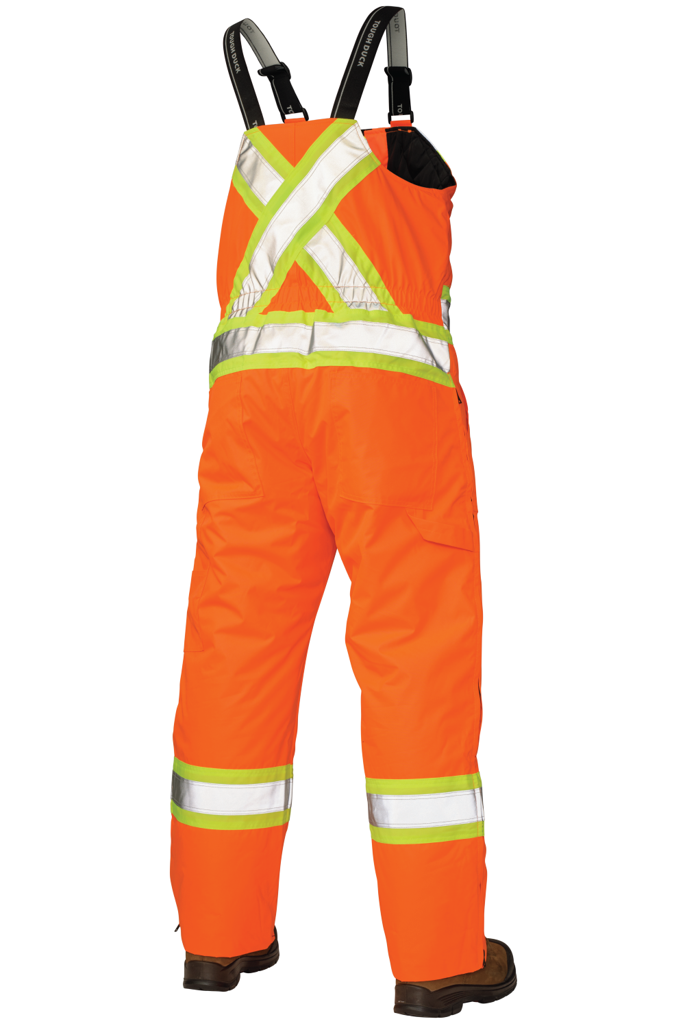 Poly Oxford Insulated Safety Bib Overall By Tough Duck - Style S798