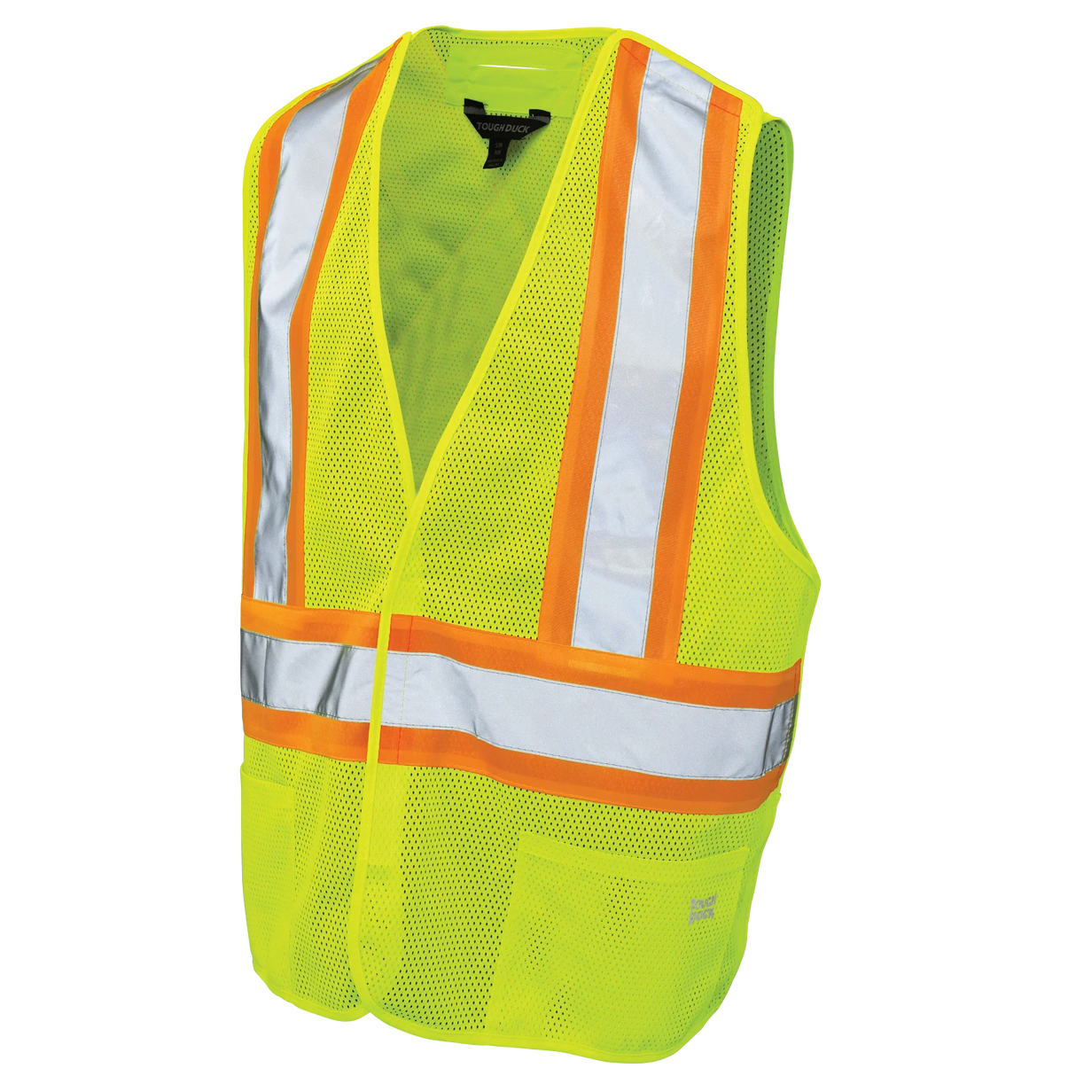 Mesh 5-Point Tear-Away Safety Vest by Tough Duck - Style S9i0