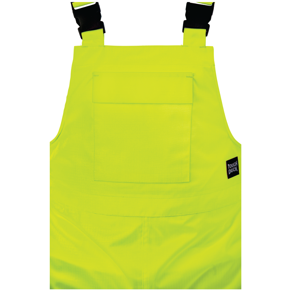 Ripstop Unlined Safety Rain Bib Overall by Tough Duck - Style SB04