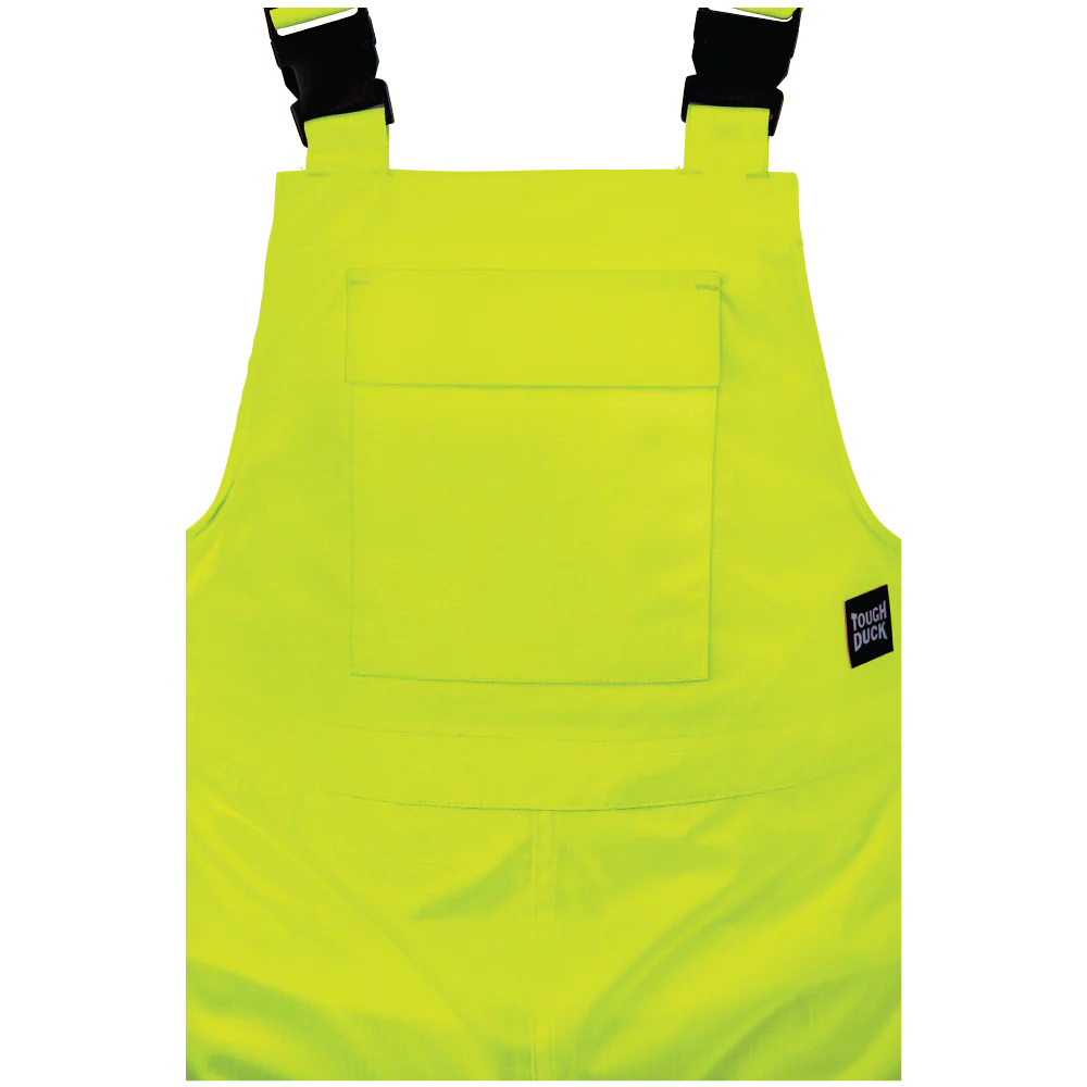 Ripstop Unlined Safety Rain Bib Overall by Tough Duck - Style SB04