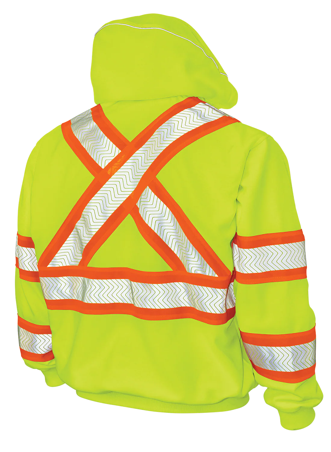 Fleece Thermal Lined Safety Hoodie by Tough Duck - Style SJ16