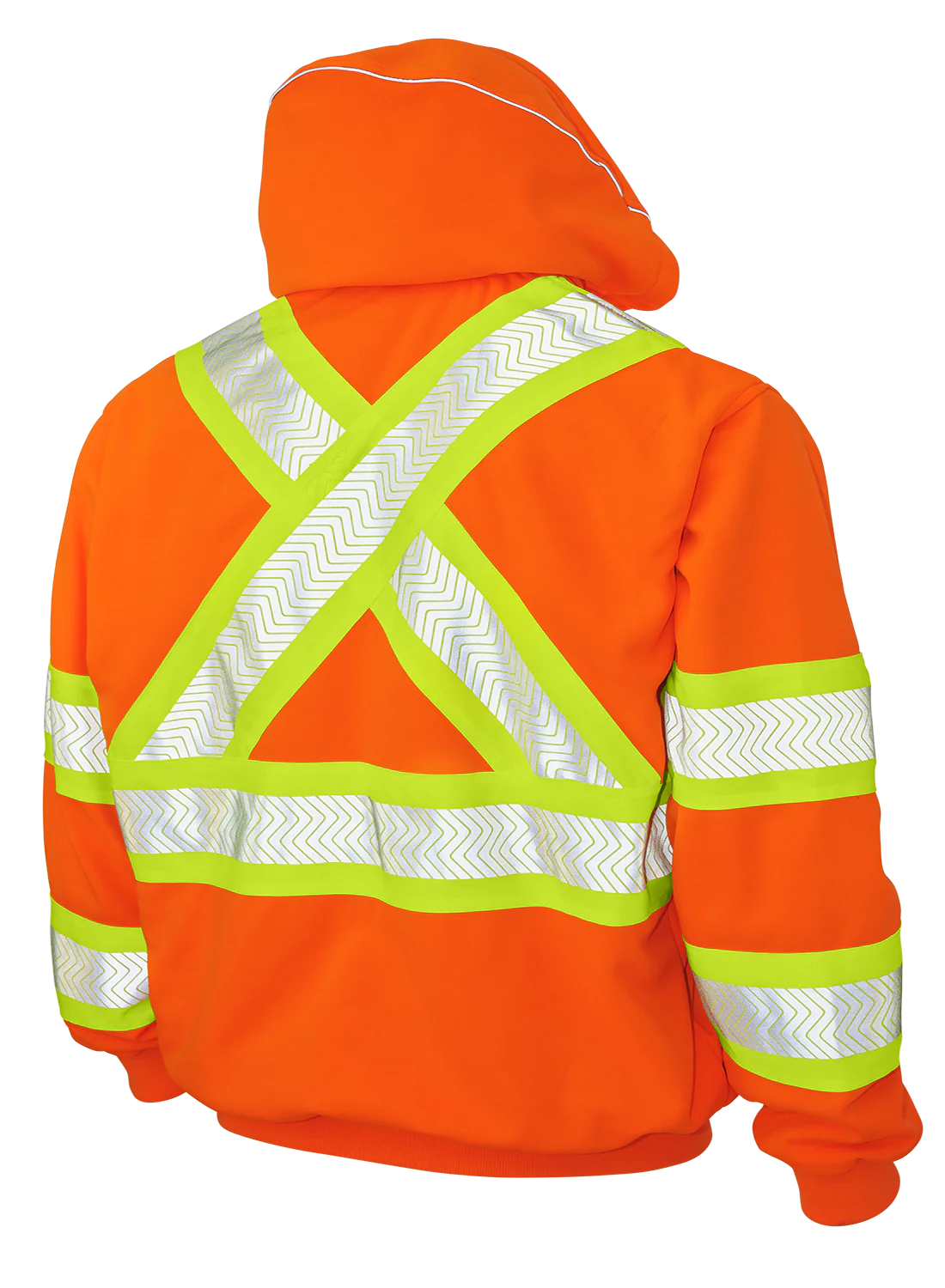 Fleece Thermal Lined Safety Hoodie by Tough Duck - Style SJ16