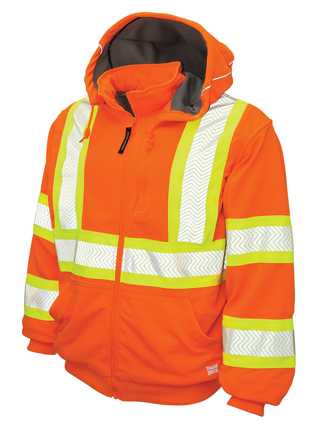 Fleece Thermal Lined Safety Hoodie by Tough Duck - Style SJ16