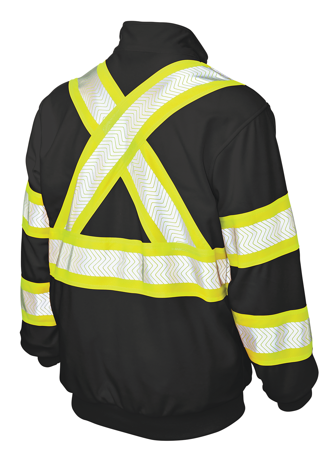 Hi Visibility Fleece Pullover with 1/4 Zip by Tough Duck - Style SJ19