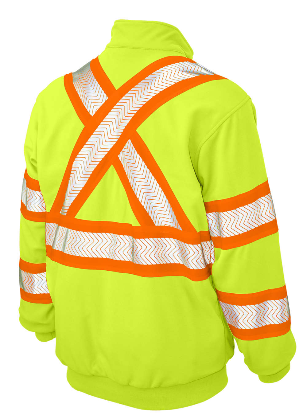 Hi Visibility Fleece Pullover with 1/4 Zip by Tough Duck - Style SJ19