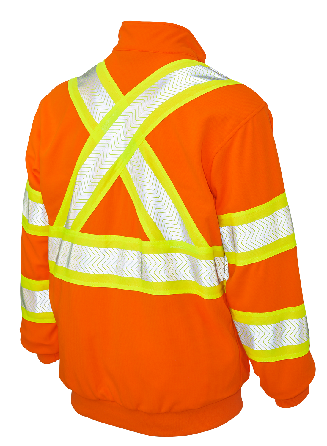 Hi Visibility Fleece Pullover with 1/4 Zip by Tough Duck - Style SJ19