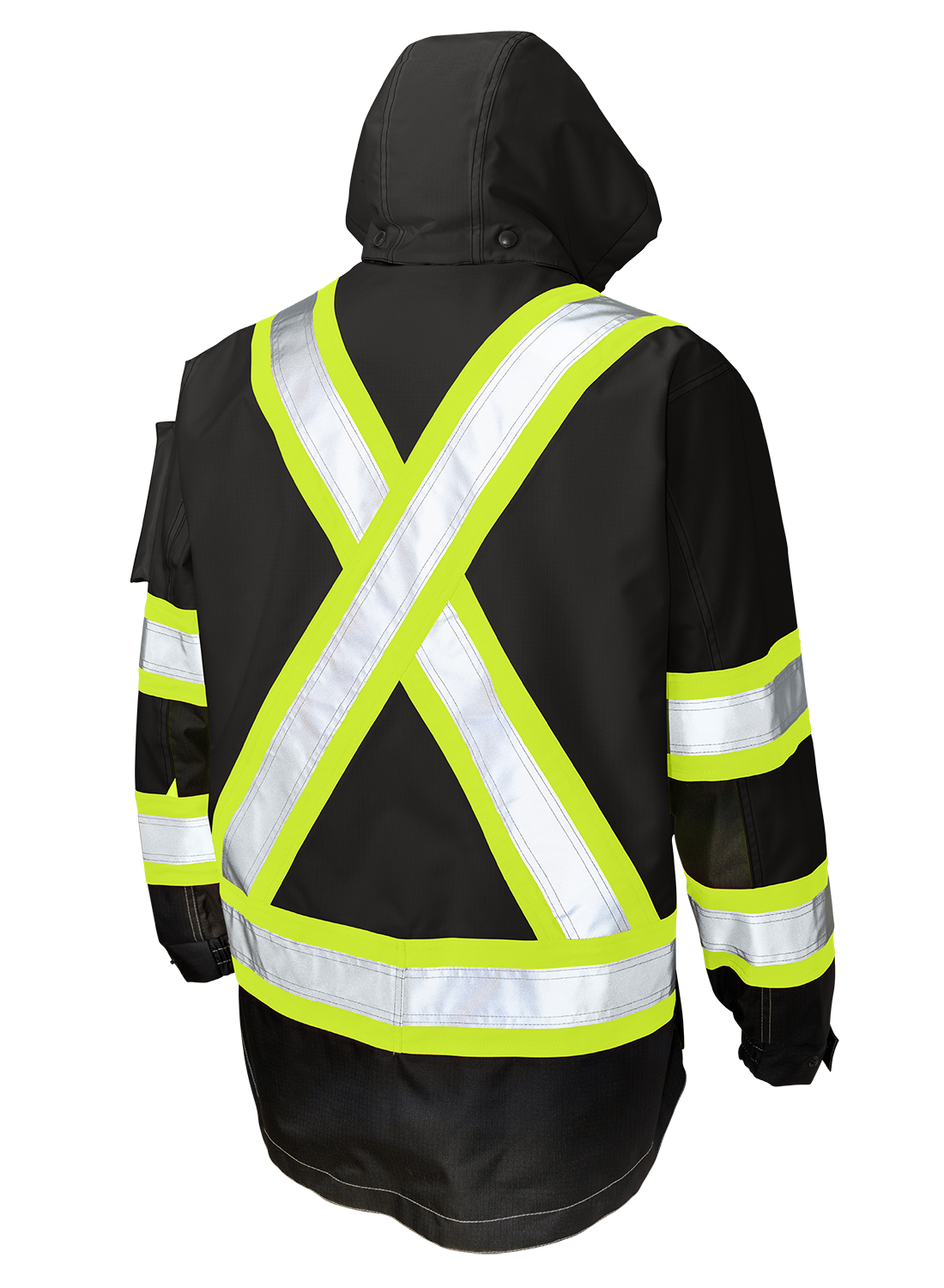 Ripstop Safety Hi-Vis Shell by Tough Duck - Style SJ28