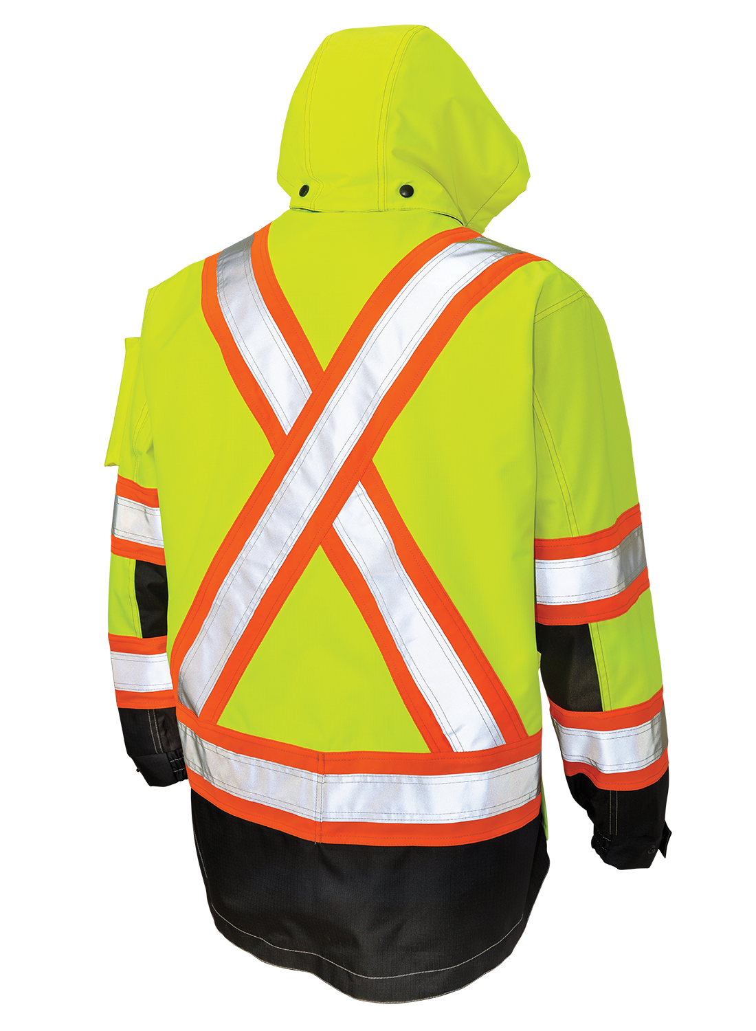 Ripstop Safety Hi-Vis Shell by Tough Duck - Style SJ28