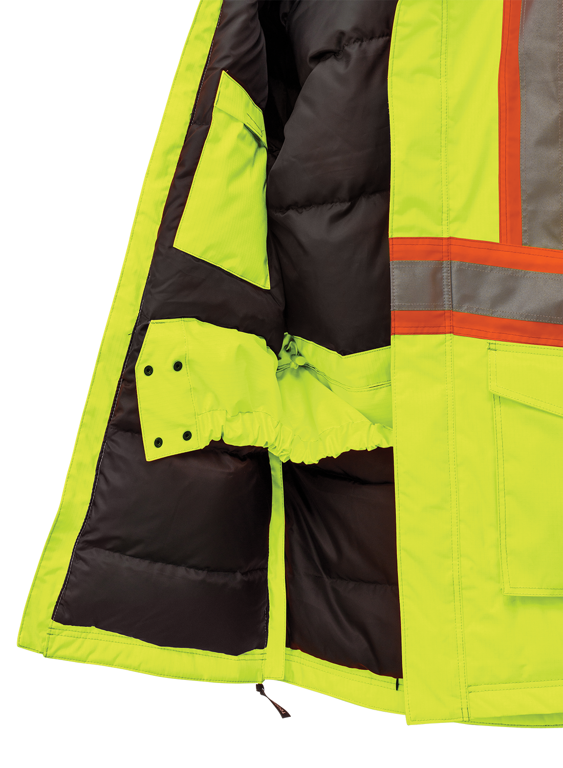 Ripstop Safety Down Filled Parka by Tough Duck - Style SJ39