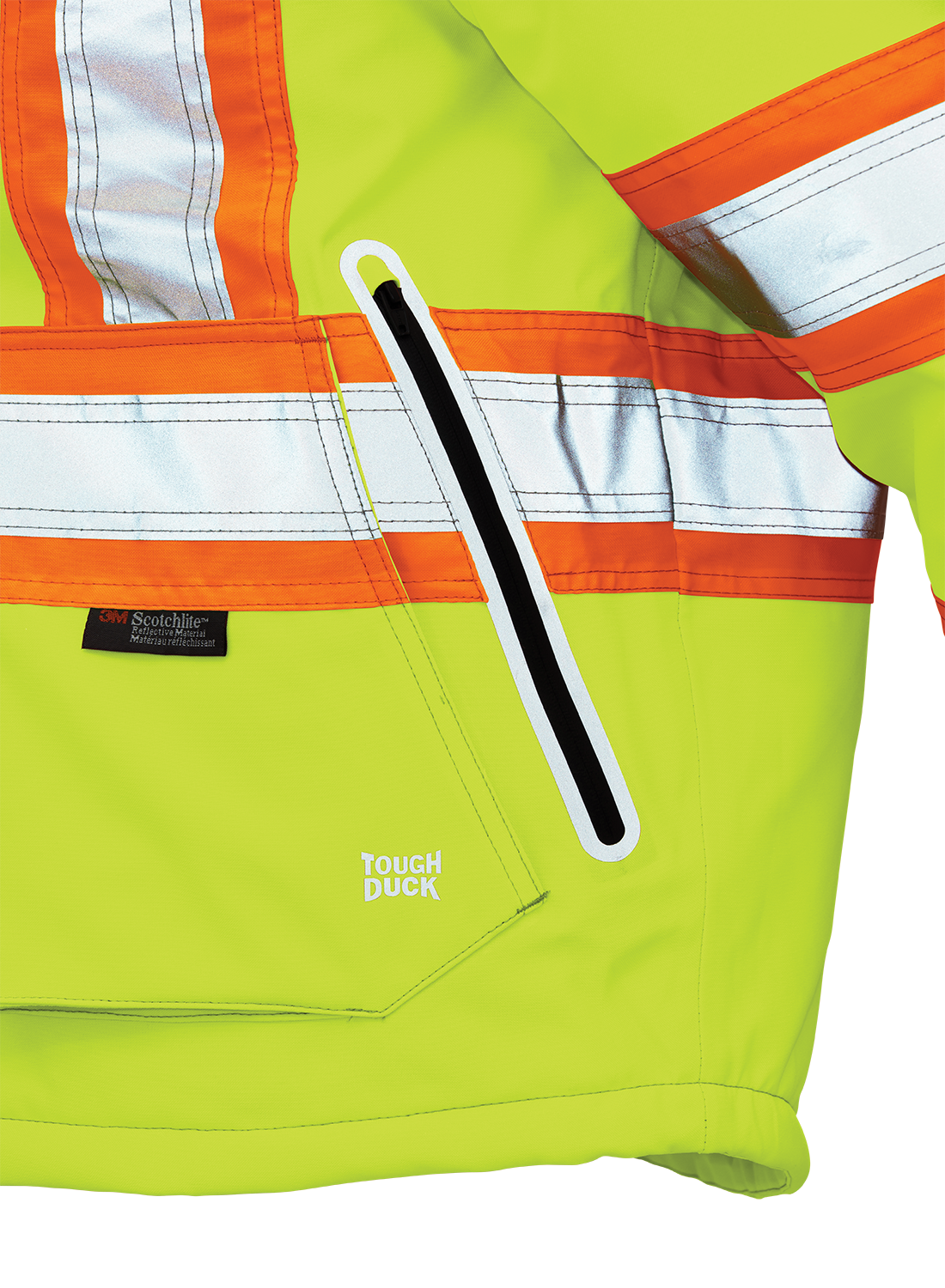 Insulated Flex Safety Jacket by Tough Duck - Style SJ40