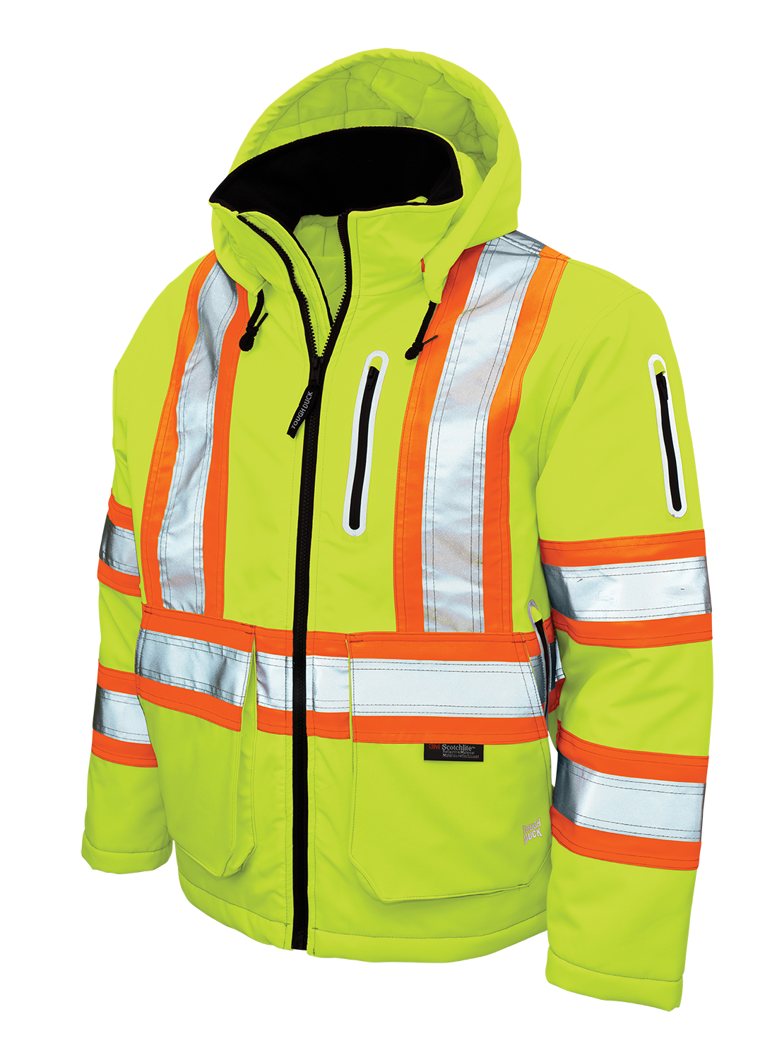 Insulated Flex Safety Jacket by Tough Duck - Style SJ40