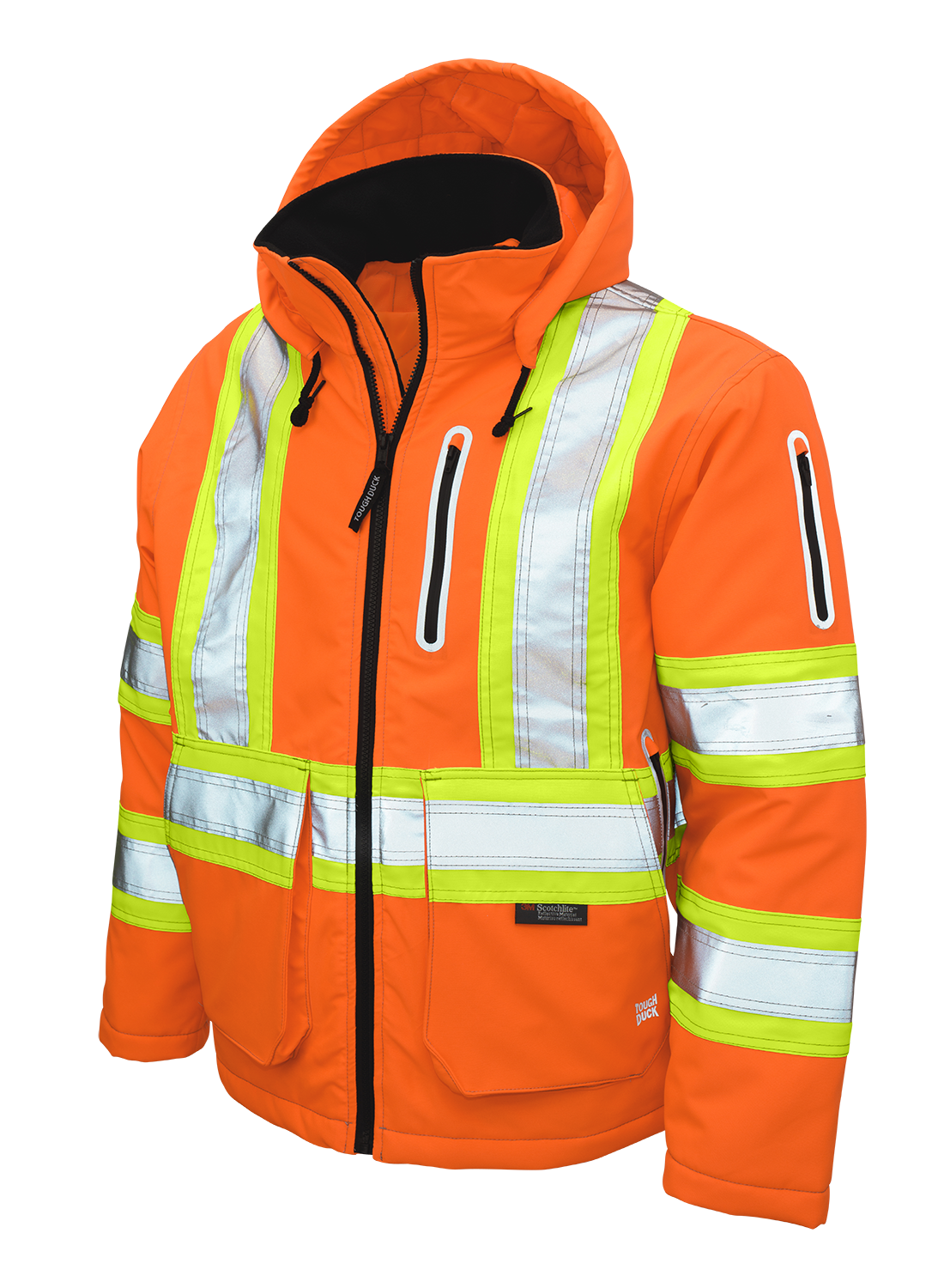 Insulated Flex Safety Jacket by Tough Duck - Style SJ40