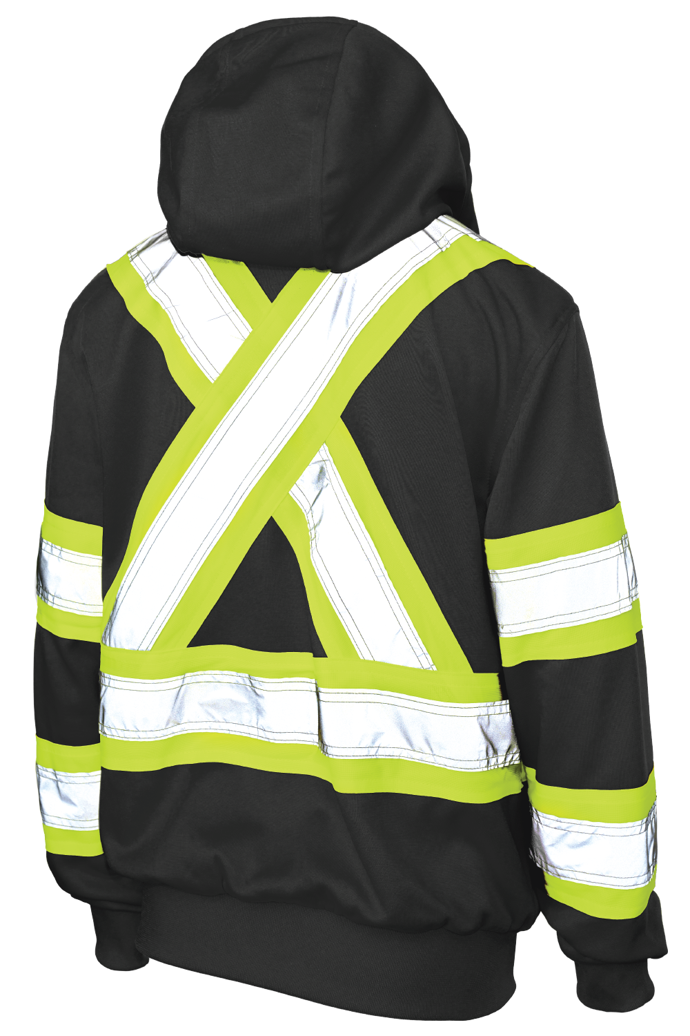 Women's Full Zip Unlined Fleece Safety Hoodie by Tough Duck - Style SJ42