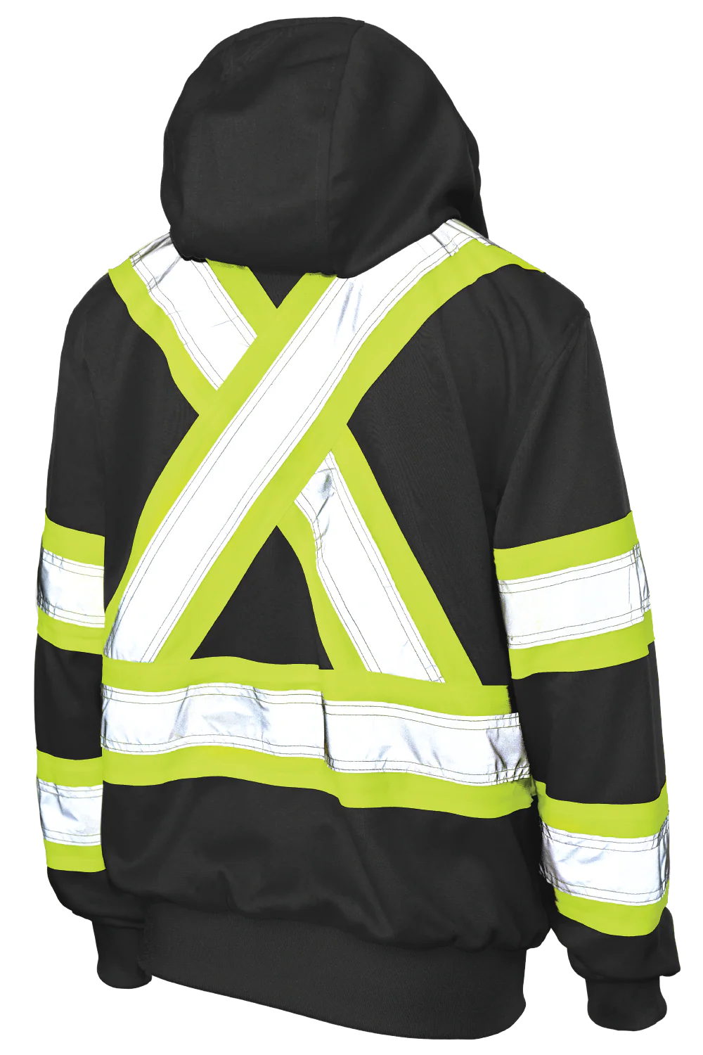 Women's Full Zip Unlined Fleece Safety Hoodie by Tough Duck - Style SJ42