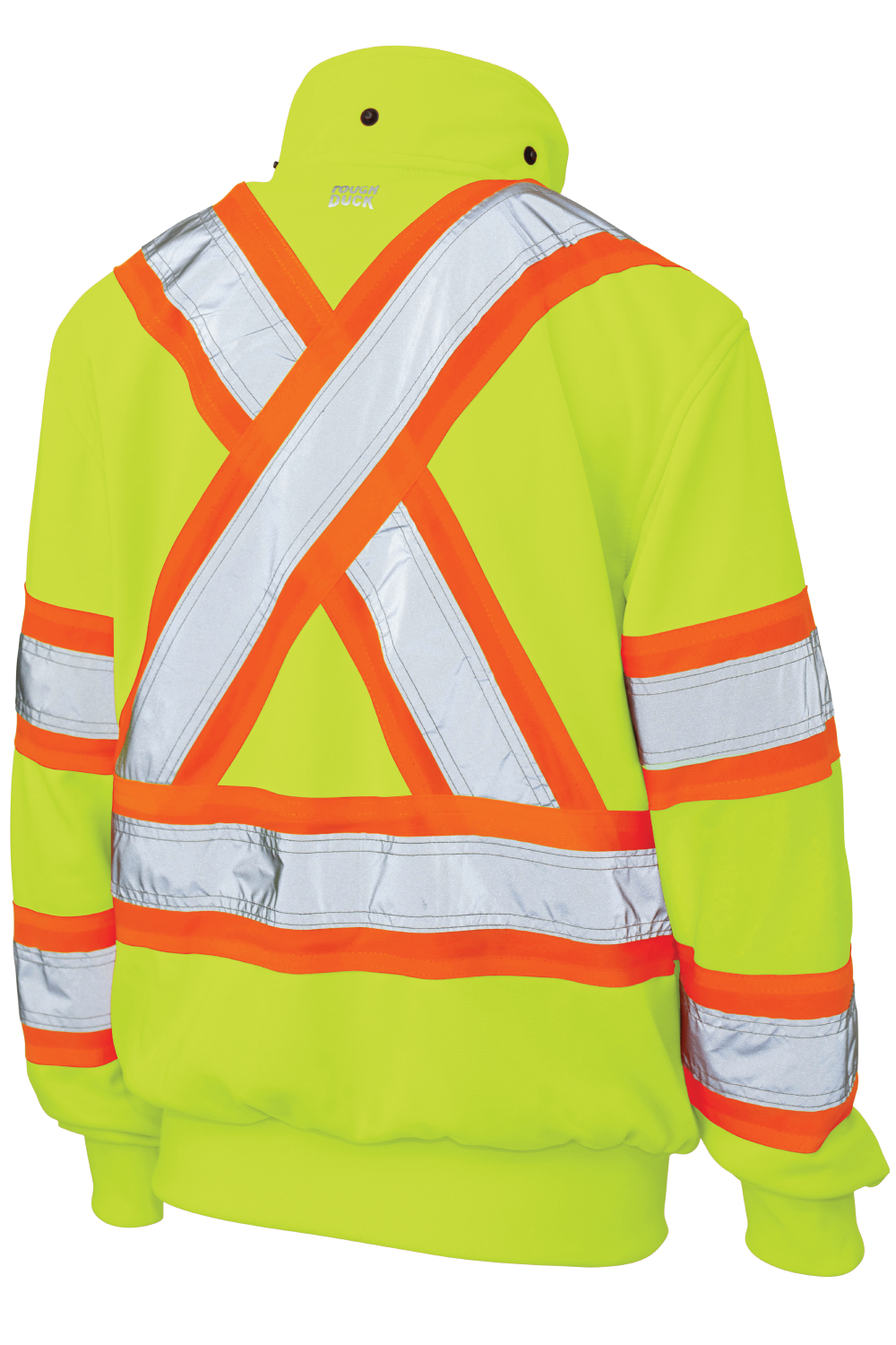 Women's Full Zip Unlined Fleece Safety Hoodie by Tough Duck - Style SJ42