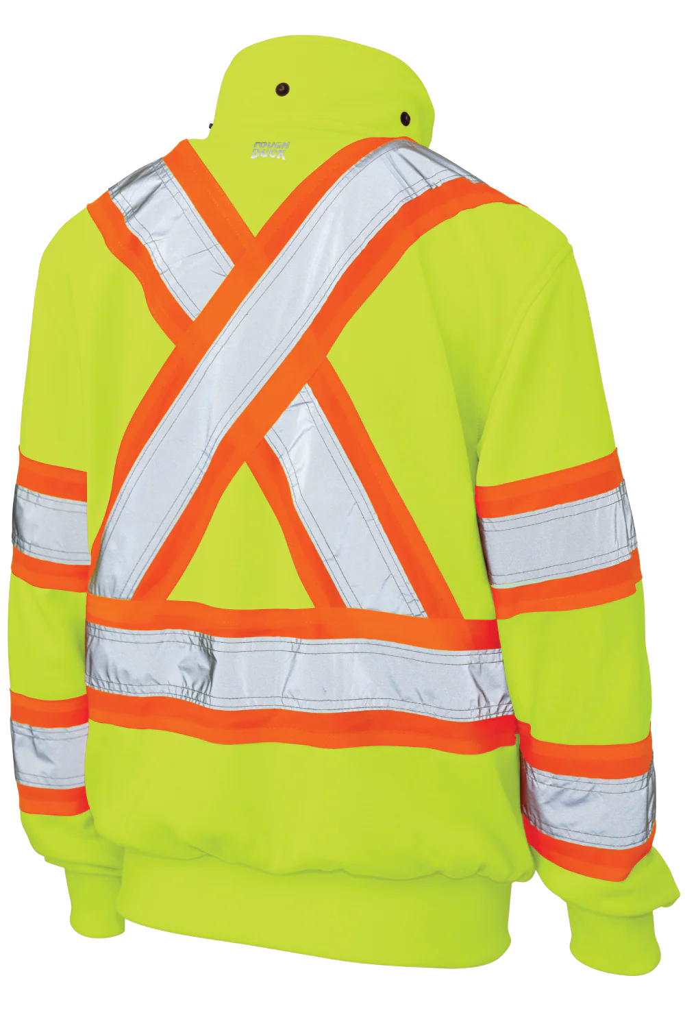 Women's Full Zip Unlined Fleece Safety Hoodie by Tough Duck - Style SJ42