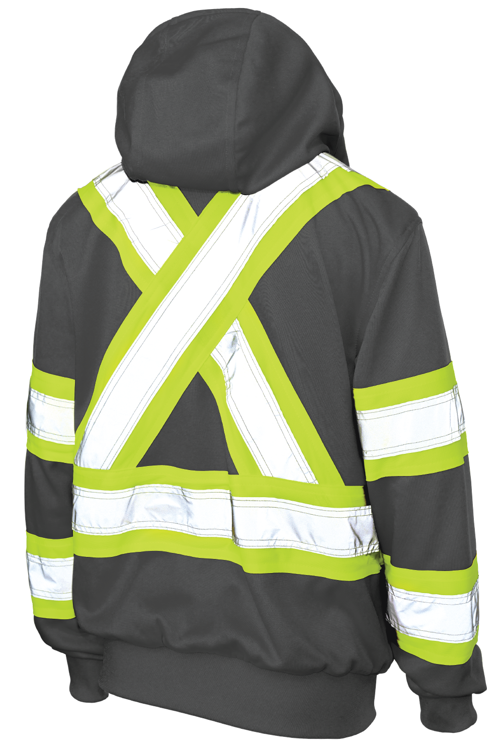 Women's Full Zip Unlined Fleece Safety Hoodie by Tough Duck - Style SJ42