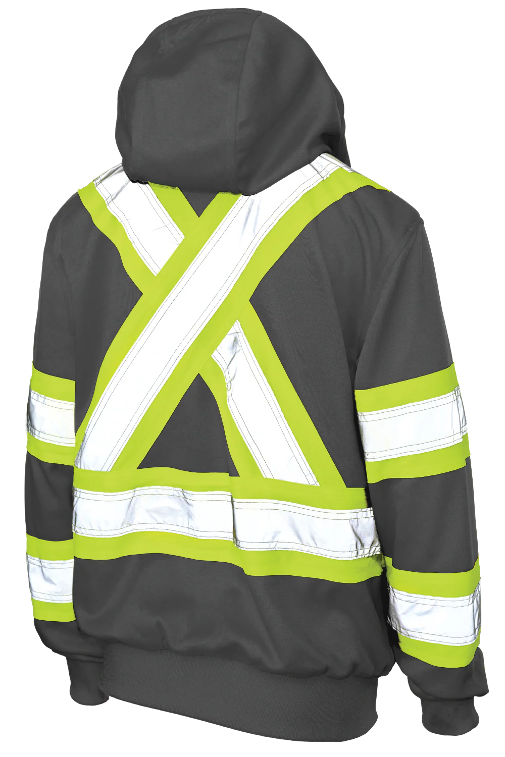 Women's Full Zip Unlined Fleece Safety Hoodie by Tough Duck - Style SJ42