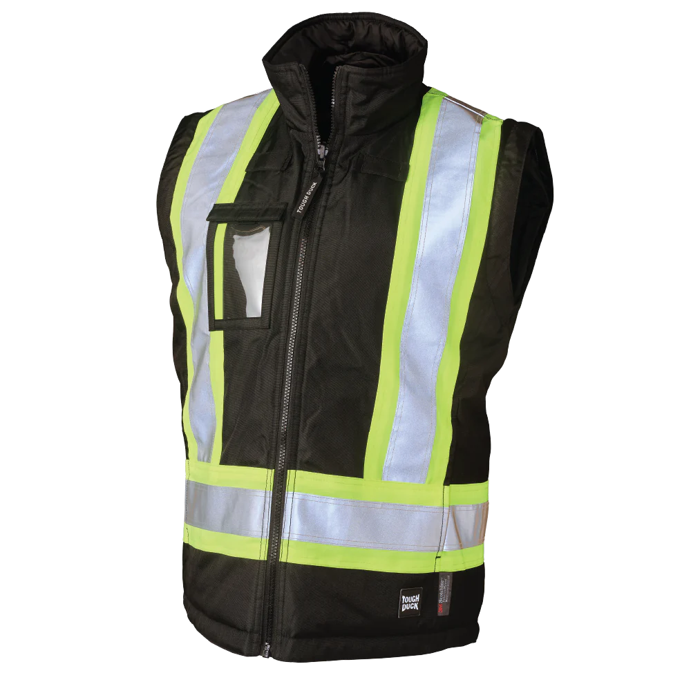 Women's Poly Oxford 5-In-1 Safety Jacket by Tough Duck - Style SJ46