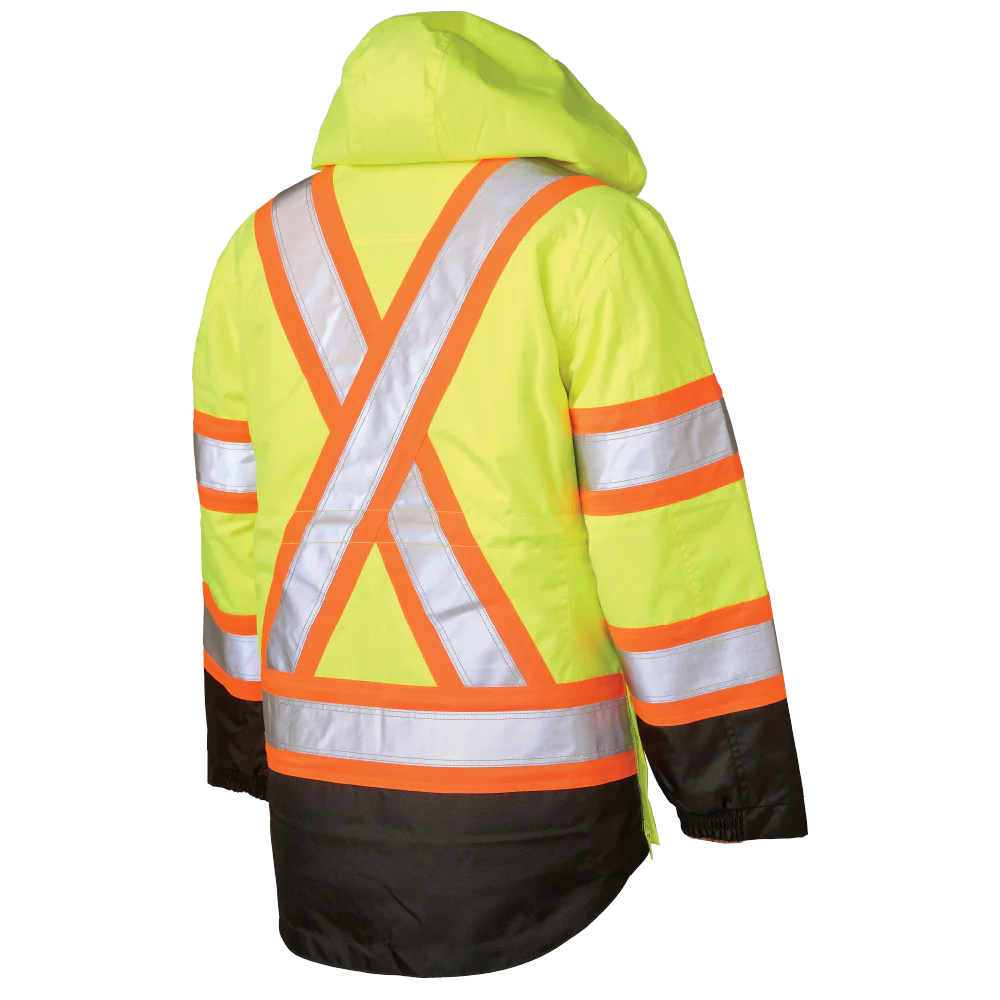 Women's Poly Oxford 5-In-1 Safety Jacket by Tough Duck - Style SJ46