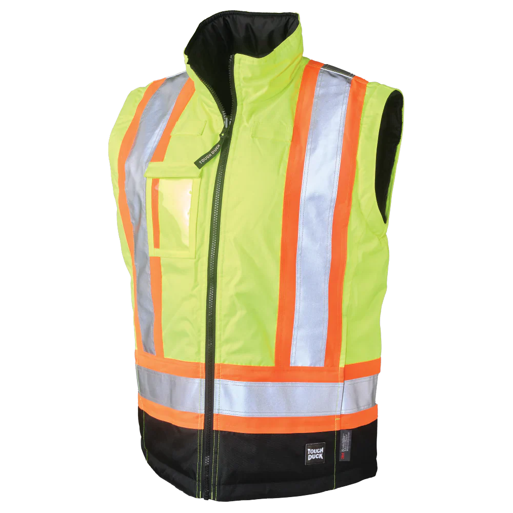 Women's Poly Oxford 5-In-1 Safety Jacket by Tough Duck - Style SJ46