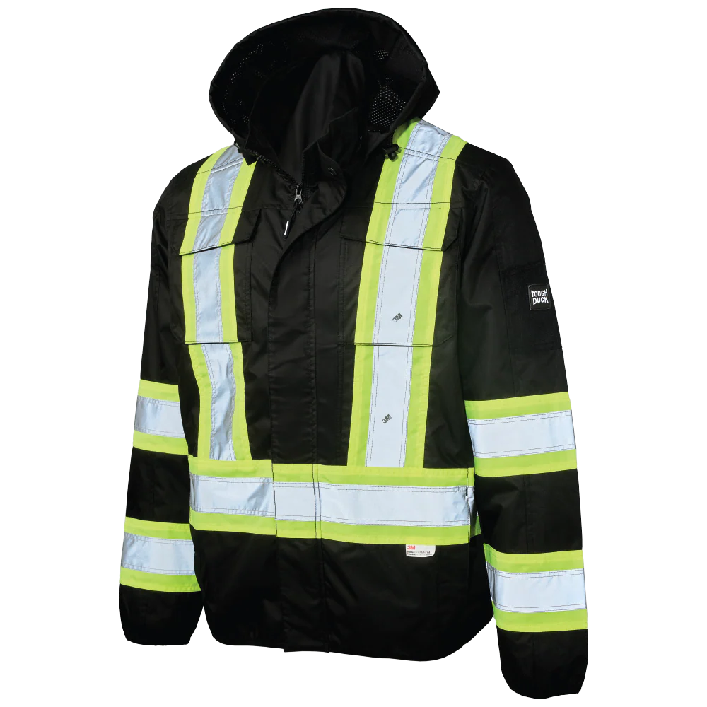 Light Weight Mesh-Lined Safety Jacket by Tough Duck - Style SJ50