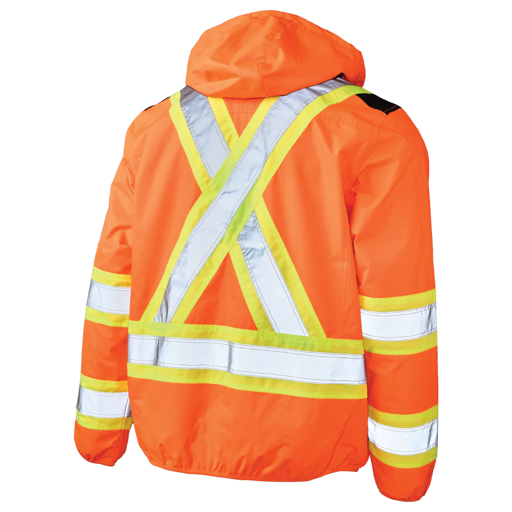 Light Weight Mesh-Lined Safety Jacket by Tough Duck - Style SJ50