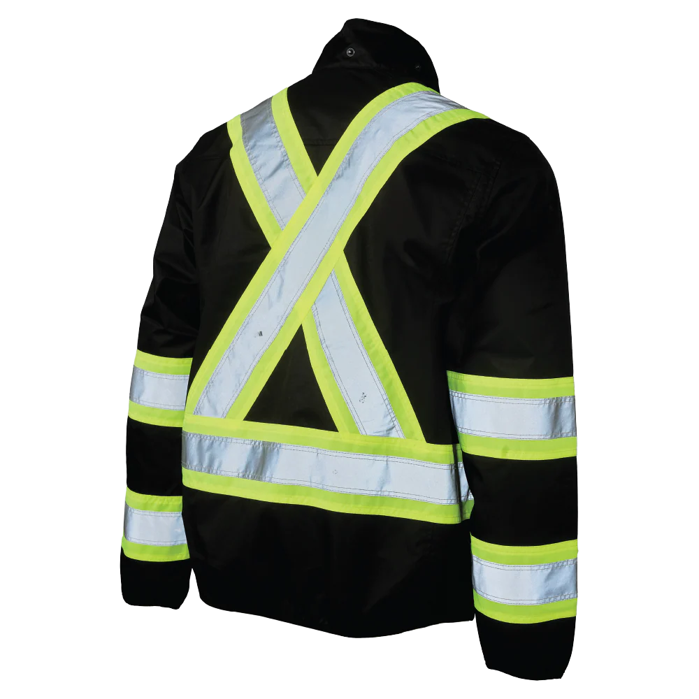 Light Weight Mesh-Lined Safety Jacket by Tough Duck - Style SJ50
