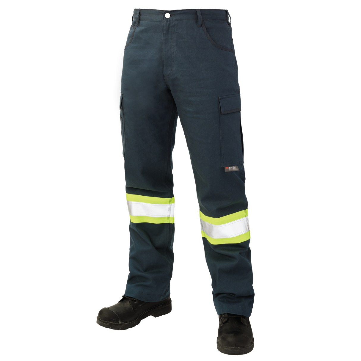 Relaxed Fit Flex Twill Safety Cargo Pant By Tough Duck - Style SP03