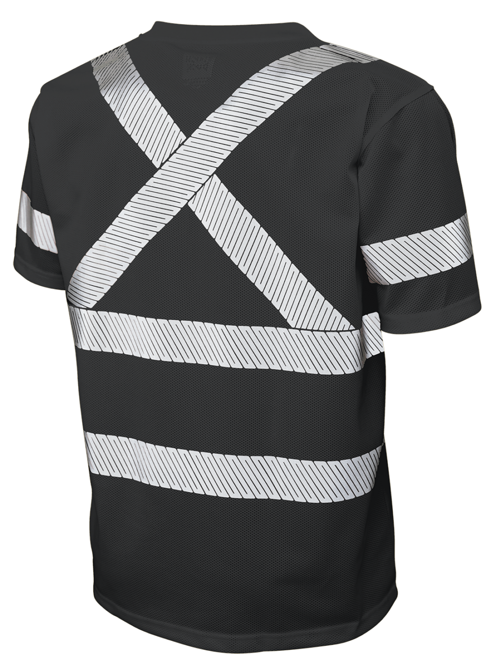 Hi-Vis Micro Mesh Short Sleeve Safety T-Shirt with Pocket By Tough Duck - Style ST071