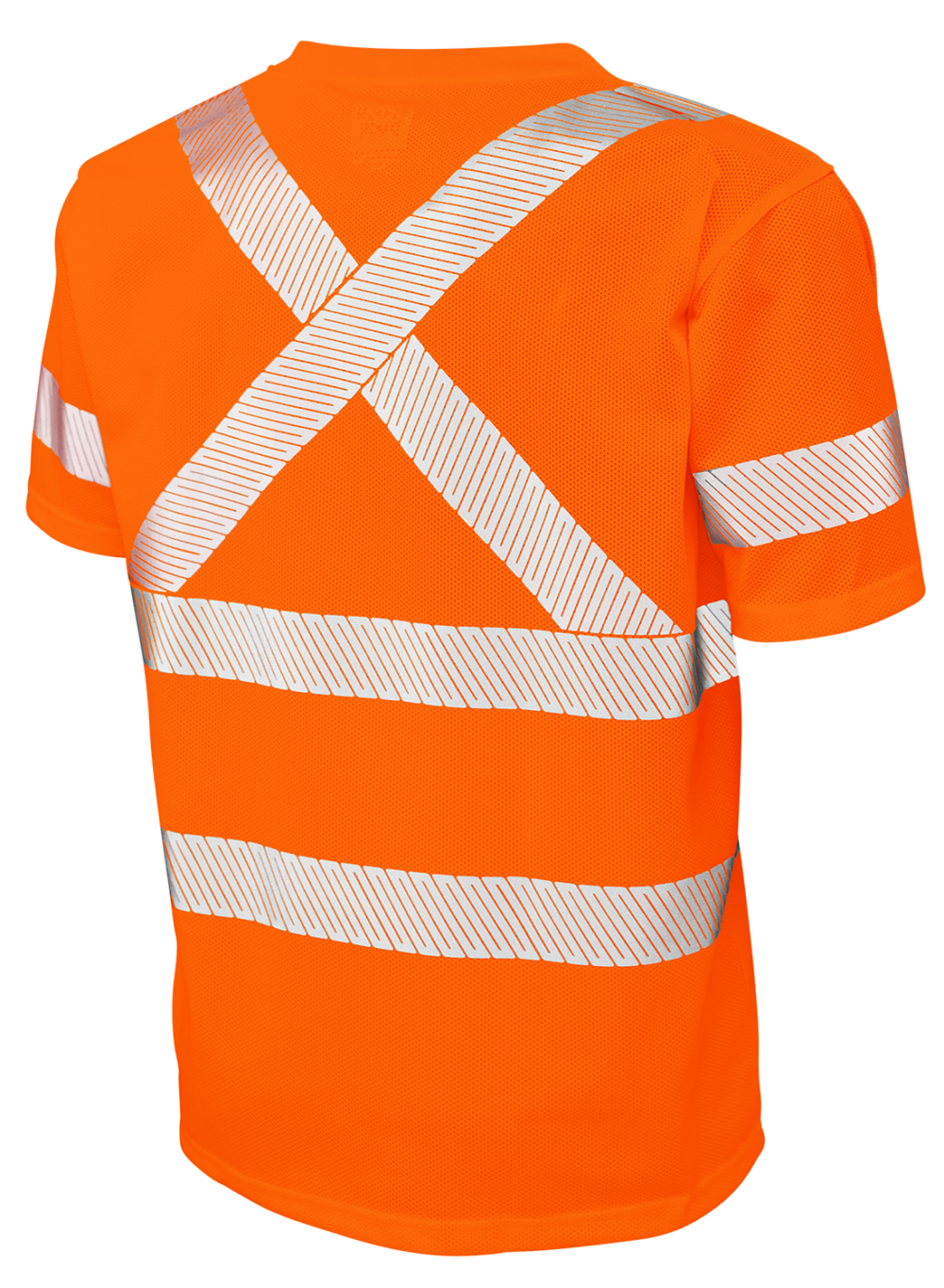 Hi-Vis Micro Mesh Short Sleeve Safety T-Shirt with Pocket By Tough Duck - Style ST071