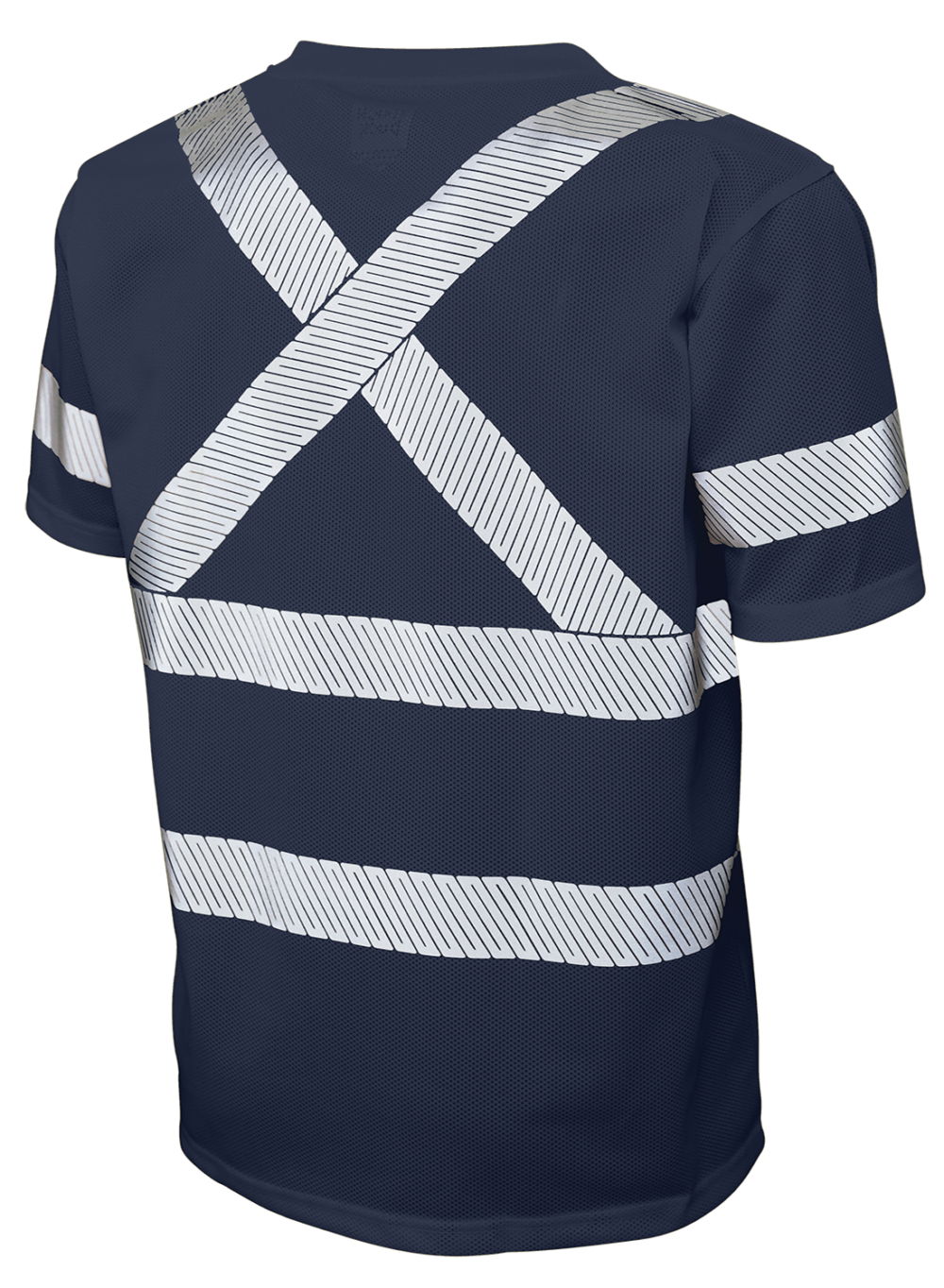 Hi-Vis Micro Mesh Short Sleeve Safety T-Shirt with Pocket By Tough Duck - Style ST071