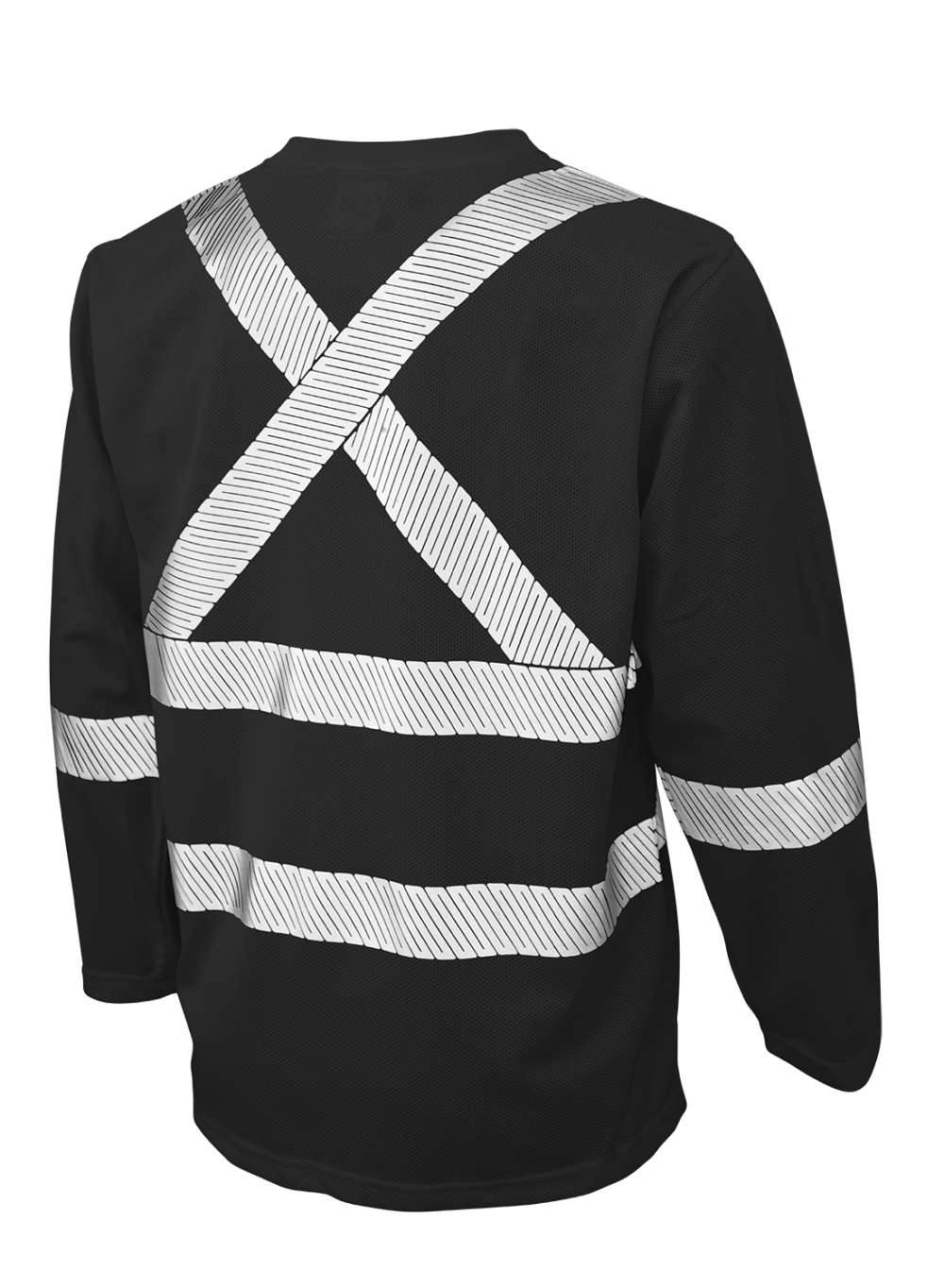 Hi-Vis Micro Mesh Long Sleeve Safety T-Shirt with Pocket By Tough Duck - Style ST081