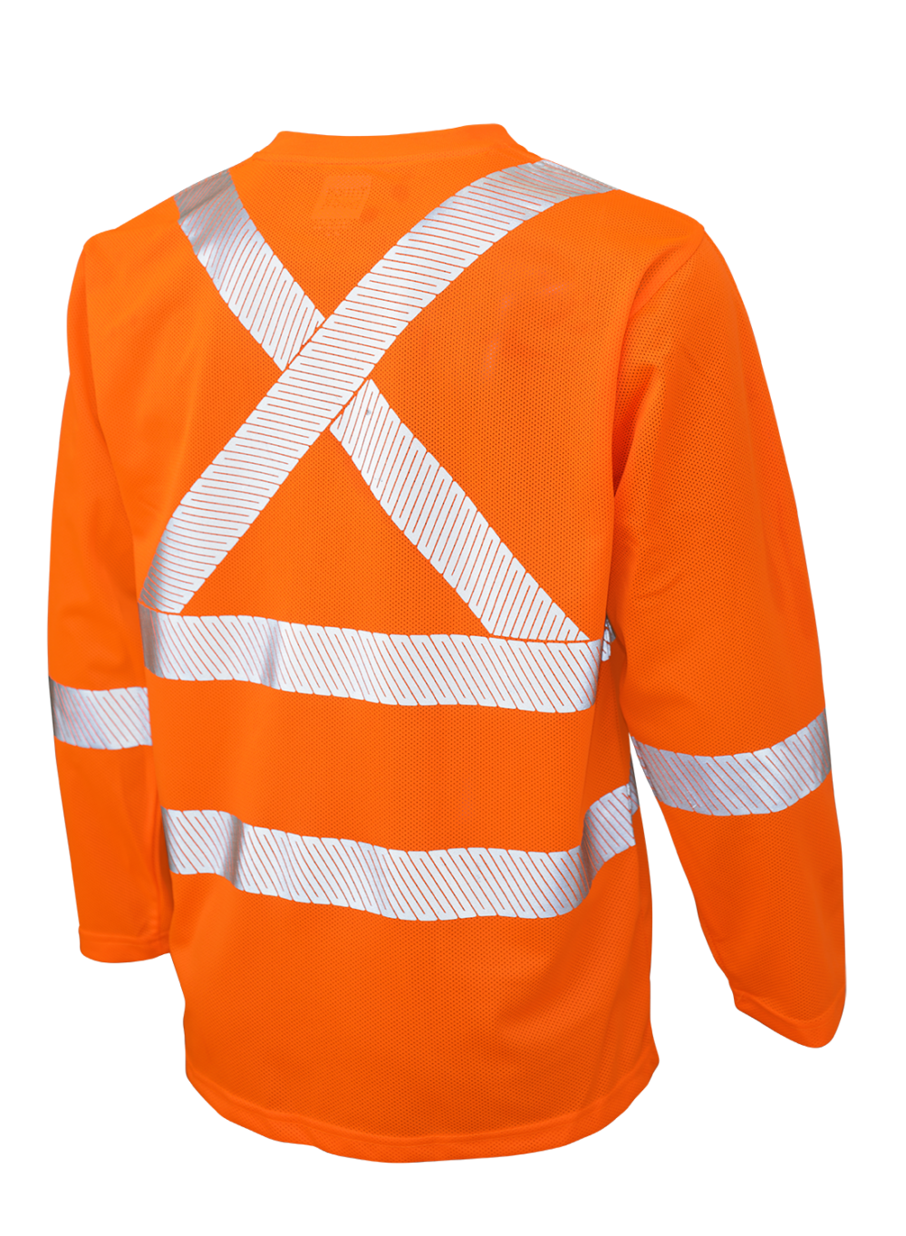 Hi-Vis Micro Mesh Long Sleeve Safety T-Shirt with Pocket By Tough Duck - Style ST081
