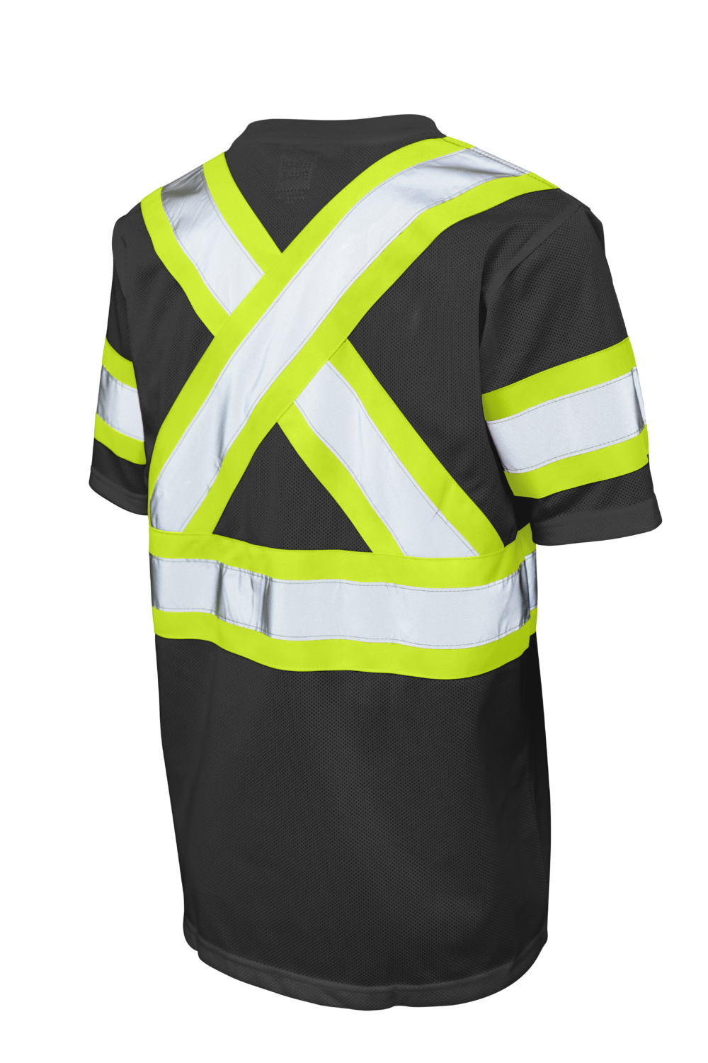 Hi-Vis Micro Mesh Short Sleeve Safety T-Shirt By Tough Duck - Style ST091