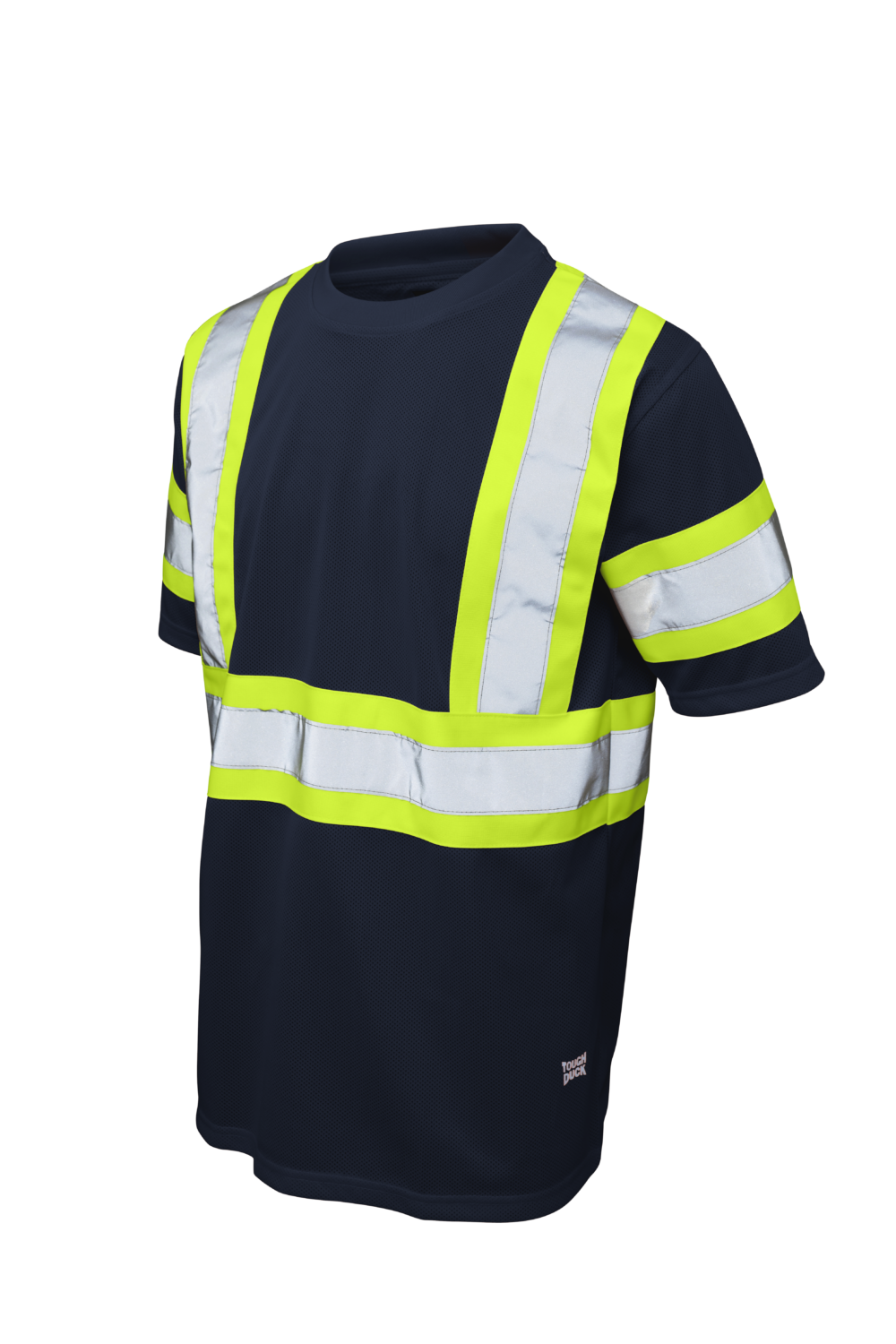 Hi-Vis Micro Mesh Short Sleeve Safety T-Shirt By Tough Duck - Style ST091